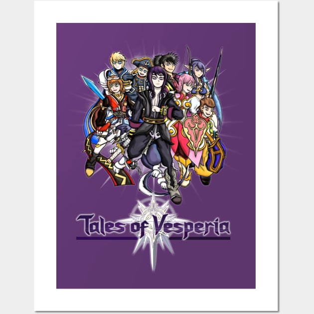 Tales of Vesperia Heroes Wall Art by WarioPunk